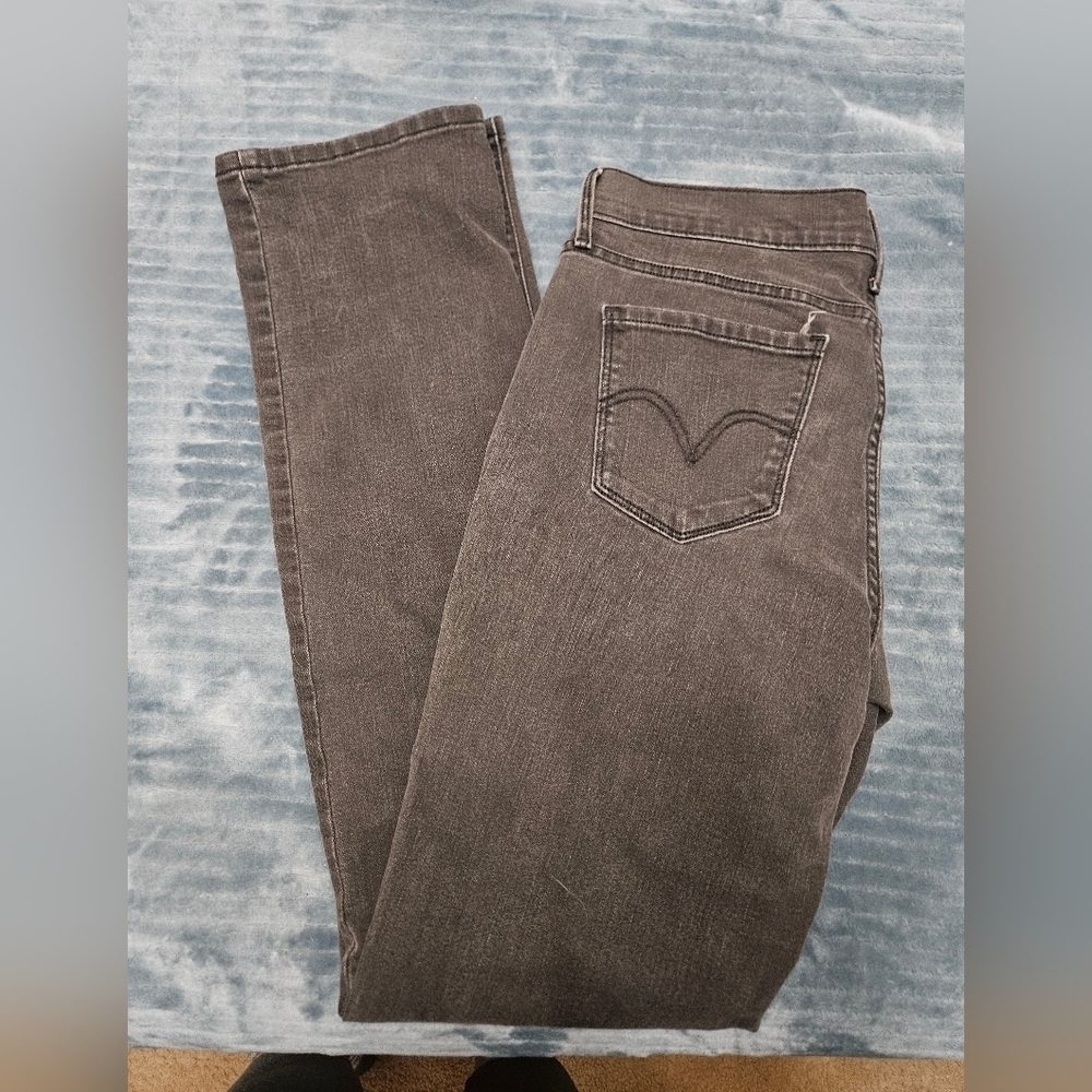 Levis 505 Black Straight Leg Jeans!